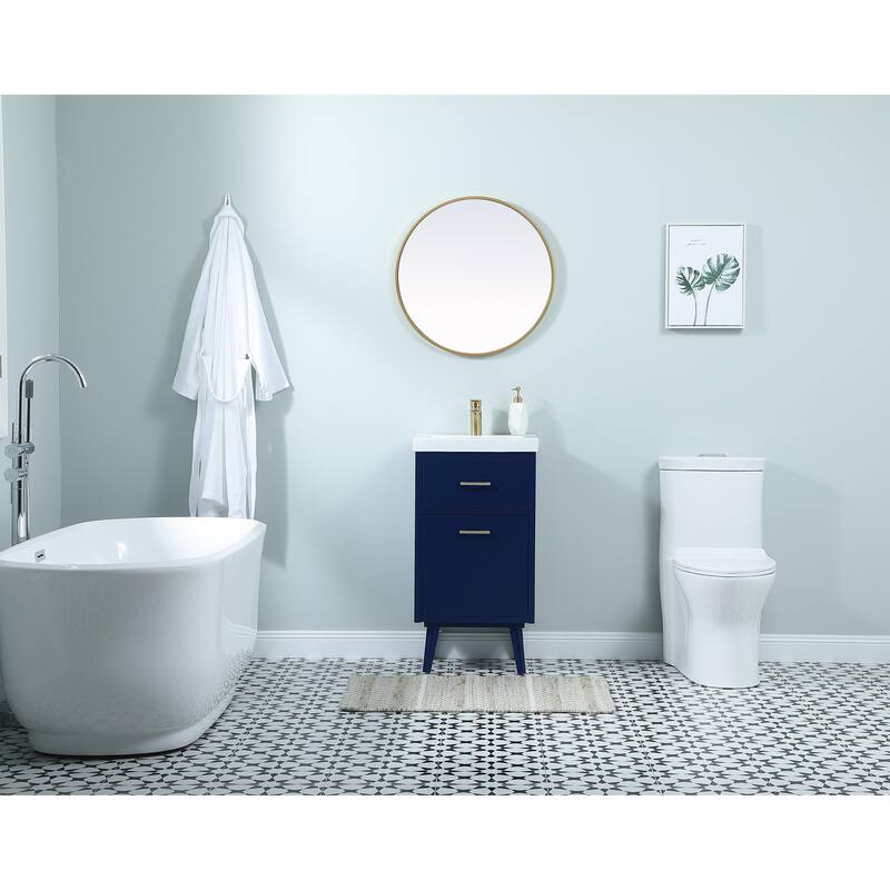 Nautical 18 - 30 Inch Single Bathroom Vanity