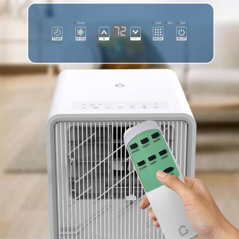 12000 BTU 3-in-1 Quiet Portable Air Conditioner for Campervan, Office, and Temporary Spaces - N/A
