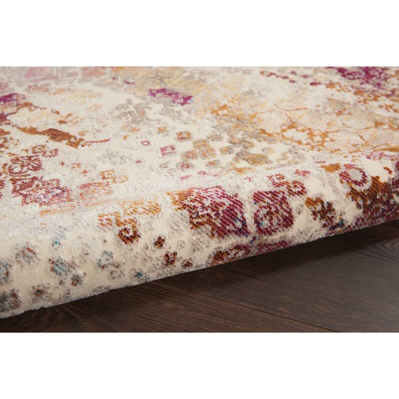 Nourison Entice Vintage Moroccan Ombre Multicolor Area Rug