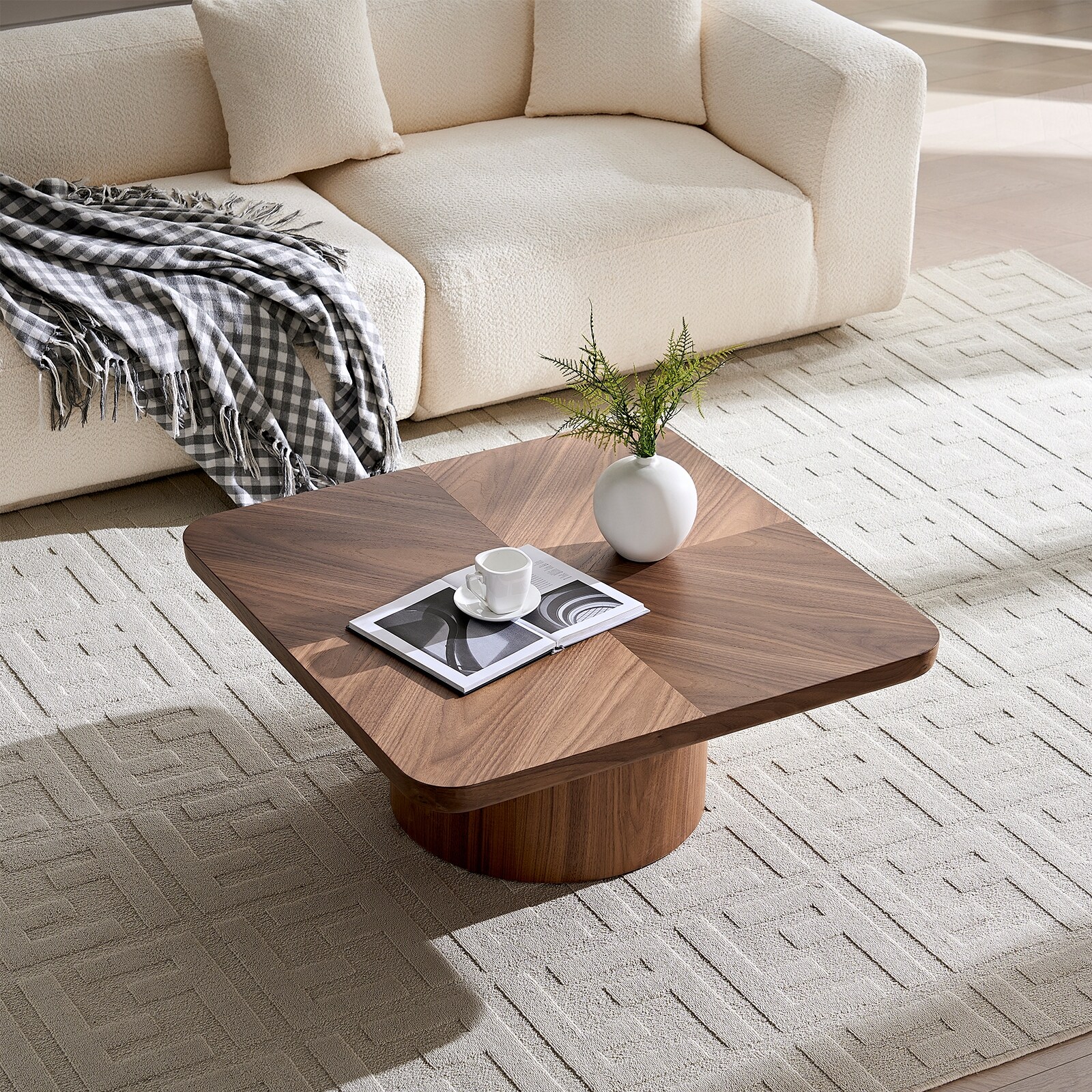 Square Coffee Table, Modern Design for Living Room Use - Overstock