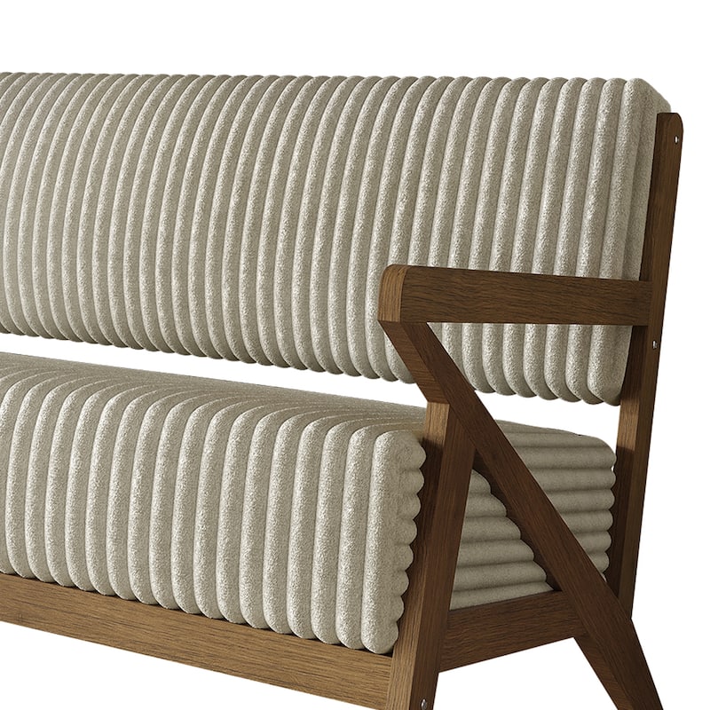 CraftPorch Chic Modern Velvet 2-Piece Upholstered Living Room Set