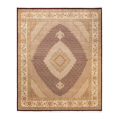 Overton Hand Knotted Wool Vintage Inspired Traditional Mogul Red Area Rug - 8 x 10