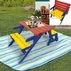preview thumbnail 13 of 22, Kid's Multi-functional Arm Chair,table+ 2 Benches (All-in-one)