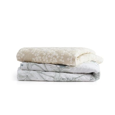 Martha Stewart Cotton Quilted Throw Blanket