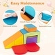 preview thumbnail 3 of 4, 6 PCS Foam Climbing Blocks Soft Play Climbing for Toddlers w/ Tunnel