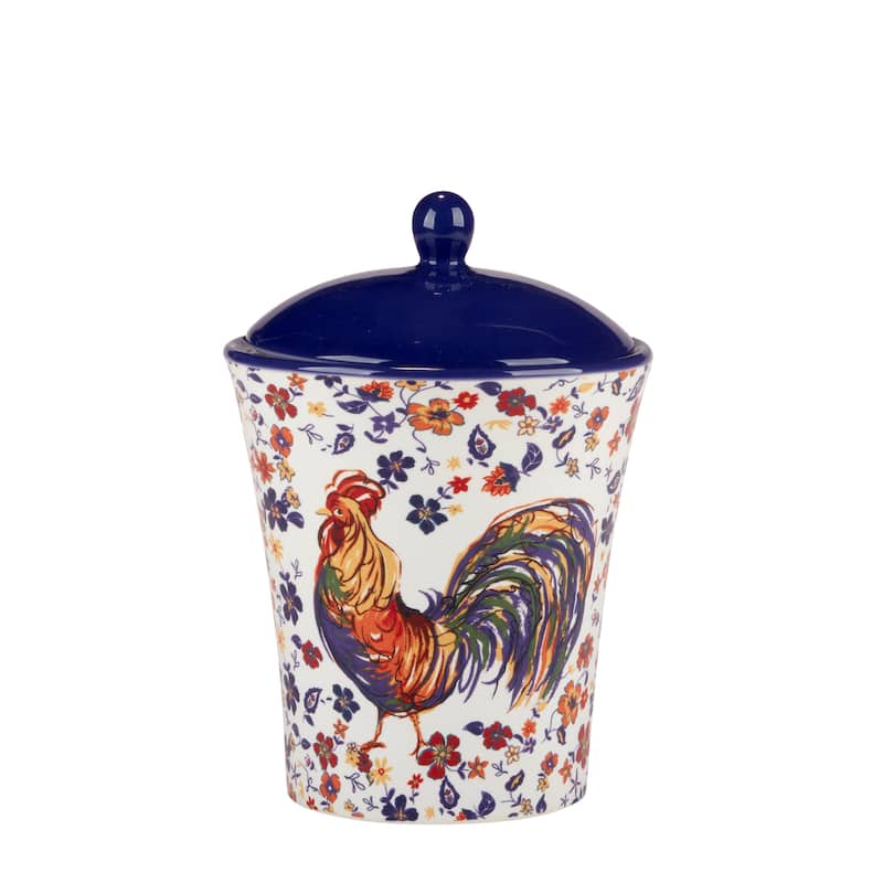 Certified International Morning Rooster Set of 3 Canisters