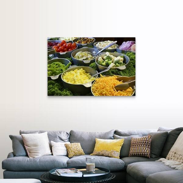 Shop Salad Bar Canvas Wall Art Overstock 16376495