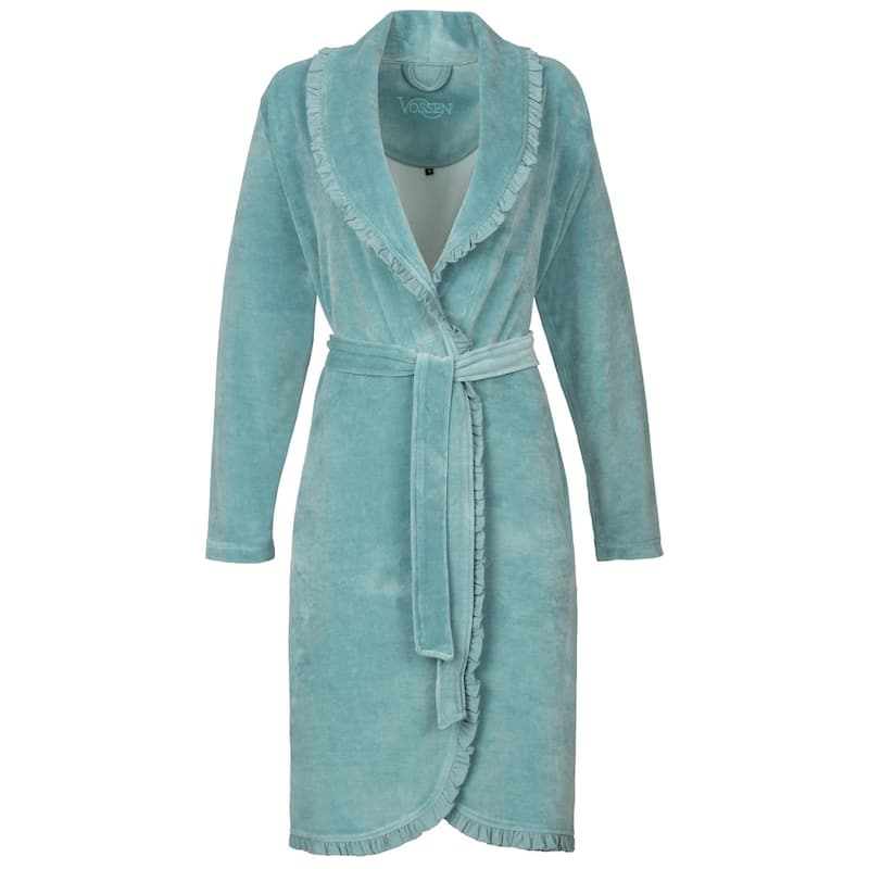 VOSSEN 'Ariel' Women's Shawl Collar Bathrobe