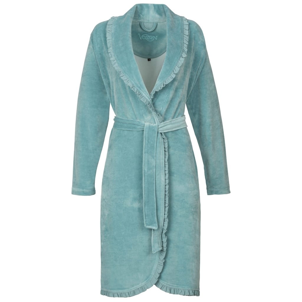 VOSSEN 'Ariel' Women's Shawl Collar Bathrobe