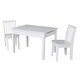 preview thumbnail 15 of 33, Kids Lift Top Table and Chair Set 3 Piece Set - White