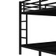 preview thumbnail 9 of 8, Metal King over King Bunk Bed for Teens and Adults,Space-Saving/Noise Reduced/No Box Spring Needed, Black