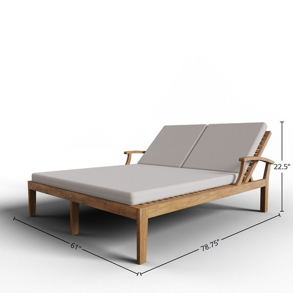 Double reclining sun lounger discount