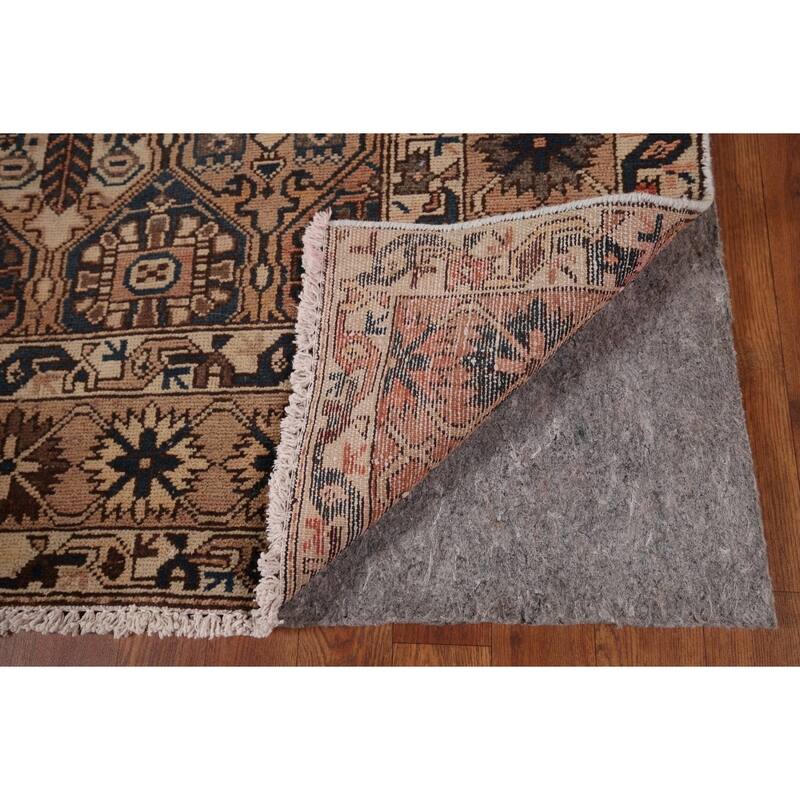 All-Over Bakhtiari Persian Vintage Area Rug Hand-Knotted Wool Carpet - 5'3" x 9'11"