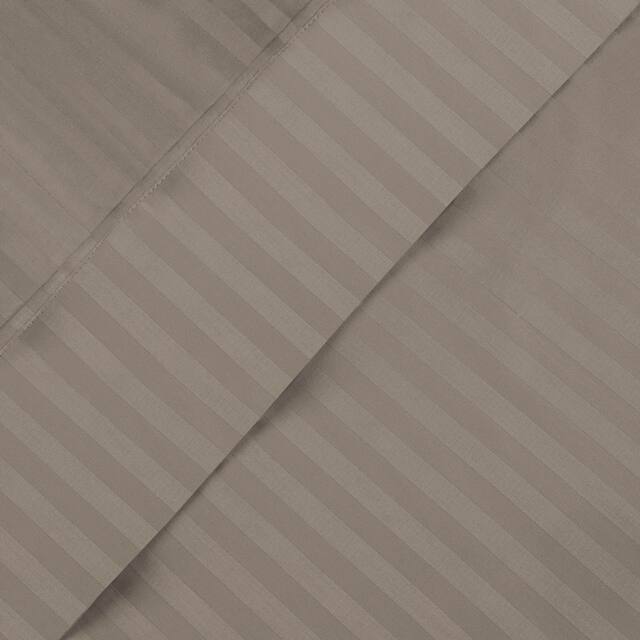 Miranda Haus Egyptian Cotton 600TC Striped Deep Pocket Sheet Set
