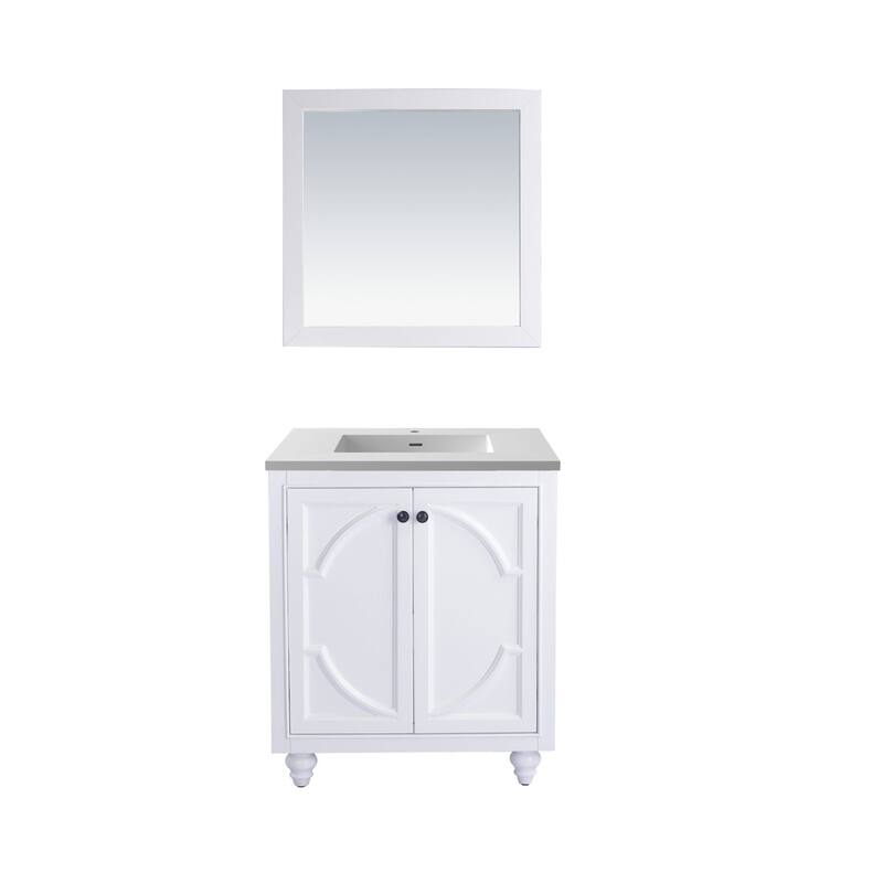 Miseno MV-30-313613 Odyssey 30" Free Standing Single Basin Vanity Set - White / Matte White
