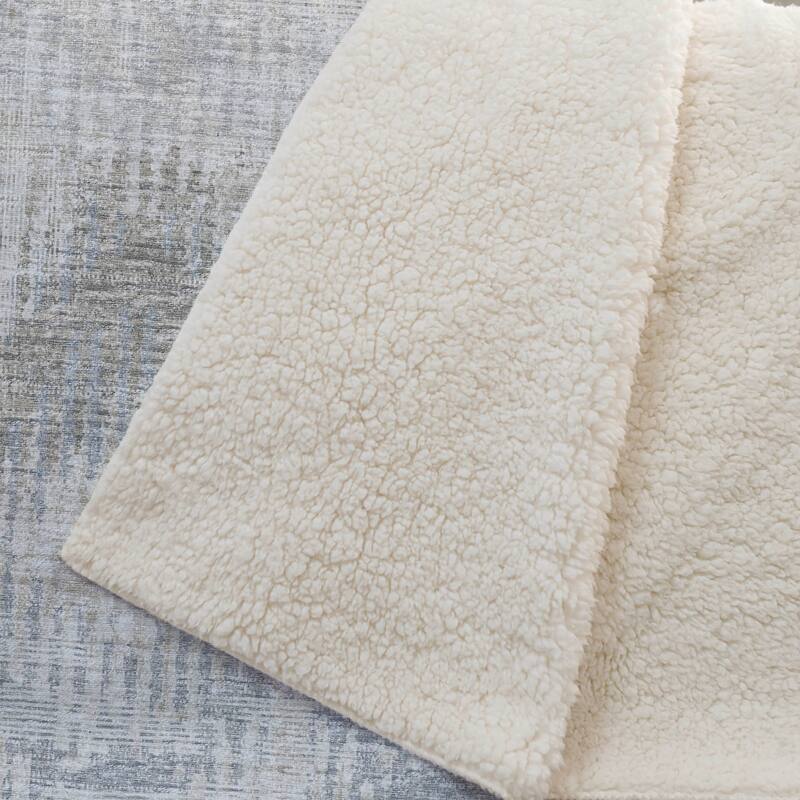Premium Machine Washable ASB80 Modern Ombre Sherpa Throw Blanket