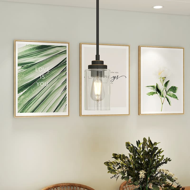 1-Light Pendant - Oil Rubbed Bronze - 4.33"x69.72"