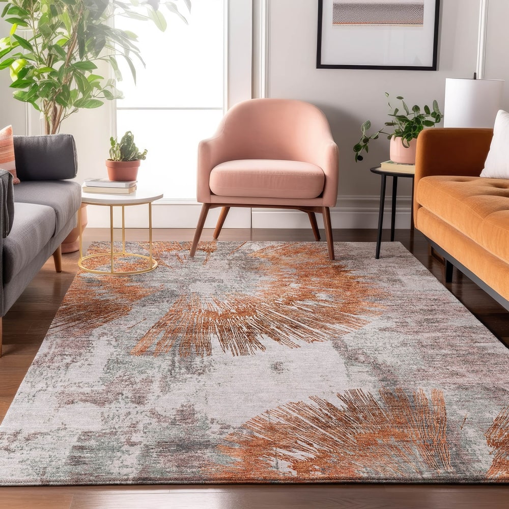 Premium Washable Super Soft Modern Burst Mayfield Rug