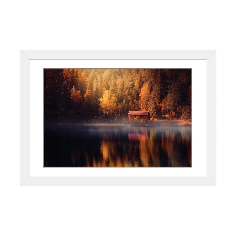 iCanvas "Autumn Reflection" by Fredrik Stromme PFA - White - 16x24x1
