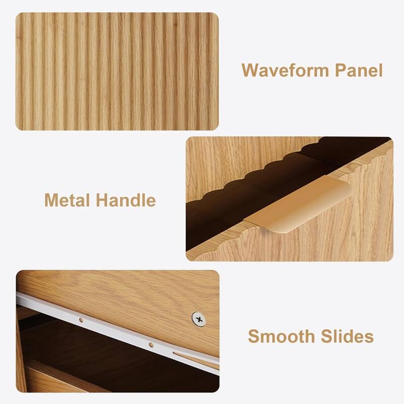 YJ three drawer plastic side table