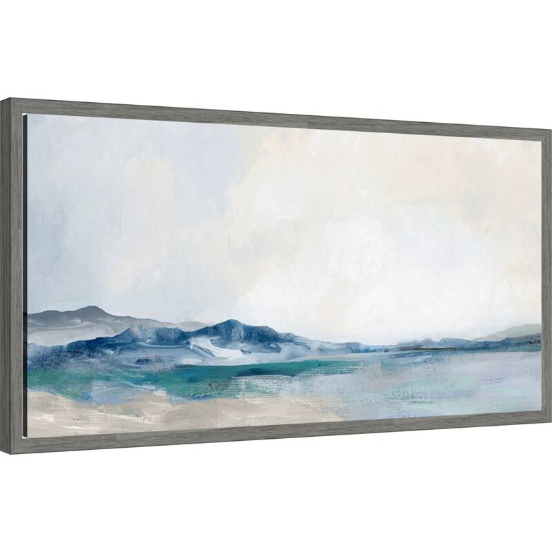 Tranquil Horizon Over Rolling Hills by PI Studio Framed Canvas Wall Art Print