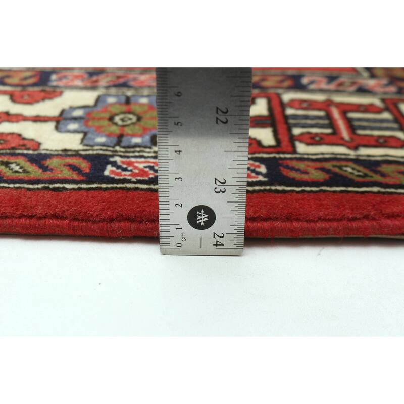 ECARPETGALLERY Hand-knotted Kayseri Vintage Red Wool Rug - 3'6 x 5'2