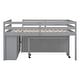 preview thumbnail 22 of 49, Loft Bed with Retractable Writing Desk and 4 Drawers
