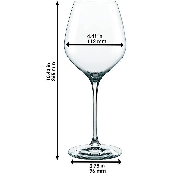 Nachtmann Set of 4 Supreme Red Wine Balloon Glasses - 28.4 oz