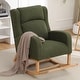 preview thumbnail 2 of 66, HOMYKA 27.3" Wide Rocking Chair for Nursery Room TD-Green