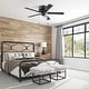 preview thumbnail 26 of 47, 52" MaCenna Indoor Traditional Farmhouse Ceiling Fan with Pull Chains, Dry-Rated
