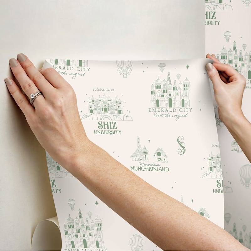 RoomMates Wicked Land of Oz Peel and Stick Wallpaper