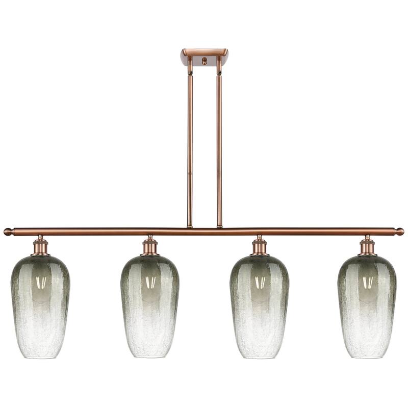 Innovations Lighting Endless Possibilities Ballston - Brookhaven Flute - 4 Light 48" Stem Hung Island Light