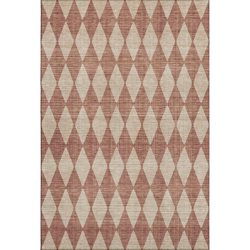 Premium Washable Super Soft Modern Diamond Mayfield Rug