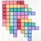 preview thumbnail 3 of 4, Connetix Magnetic Tiles Pastel Rectangle Pack, 24 Pieces