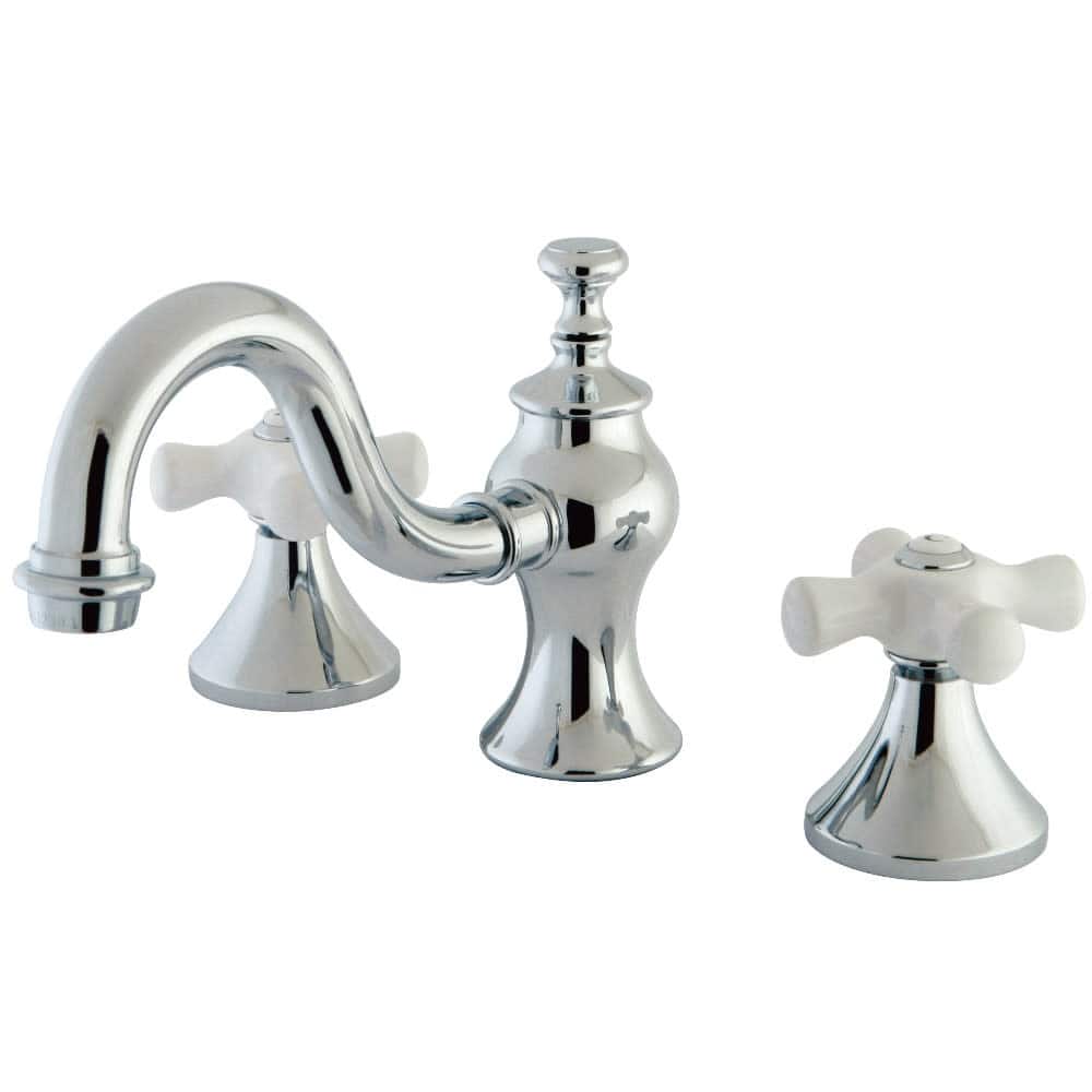 Kingston Brass 1.2 GPM Widespread Bathroom Faucet with Pop-Up Drain