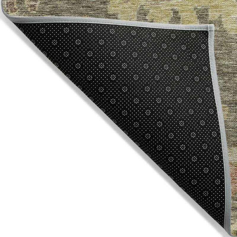 HomeRoots Floral Traditional Rectangle Outdoor Rug