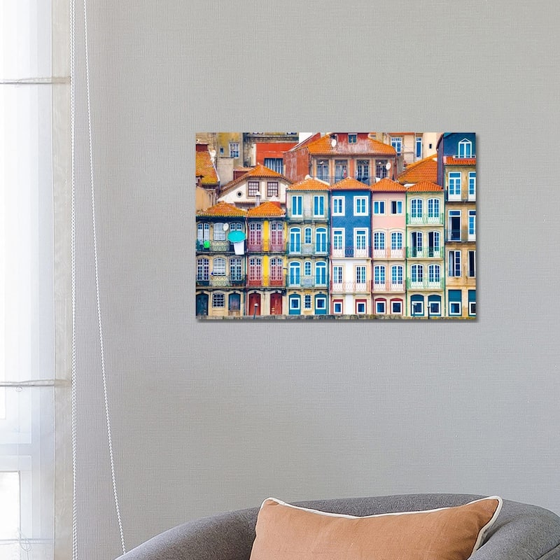 iCanvas "Good Morning Porto, Porto, Portugal" by Jim Nilsen Canvas Print - 18x26x1.5