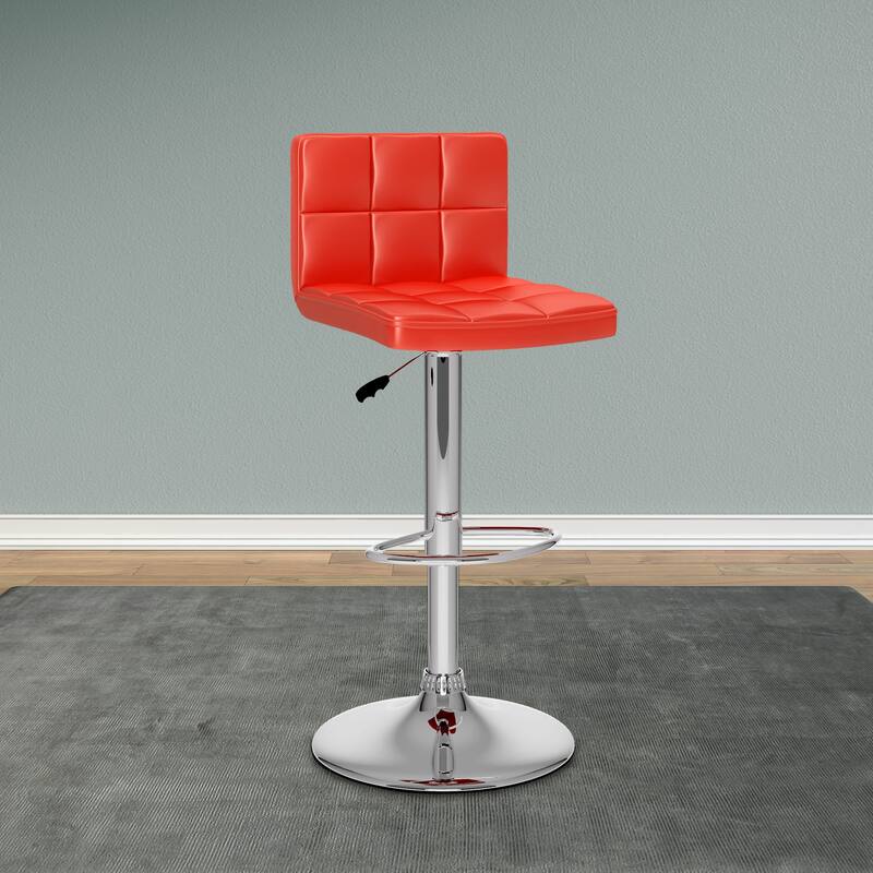 Zion Swivel Adjustable Bar Stool (Set of 2)