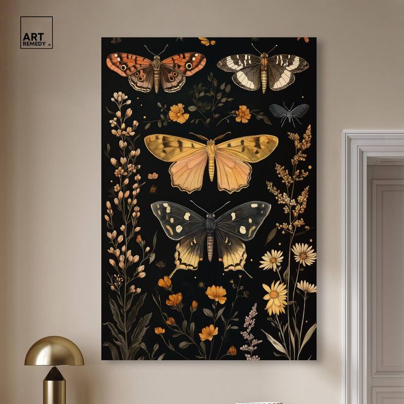 Winged Visitors II Canvas by Art Remedy, Gallery Wrapped