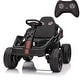 preview thumbnail 1 of 17, 24V Kids Electric Car with Parent Control for Ages 3+ Black