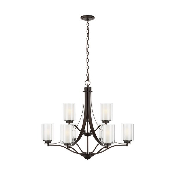 Nine light chandelier Clearance