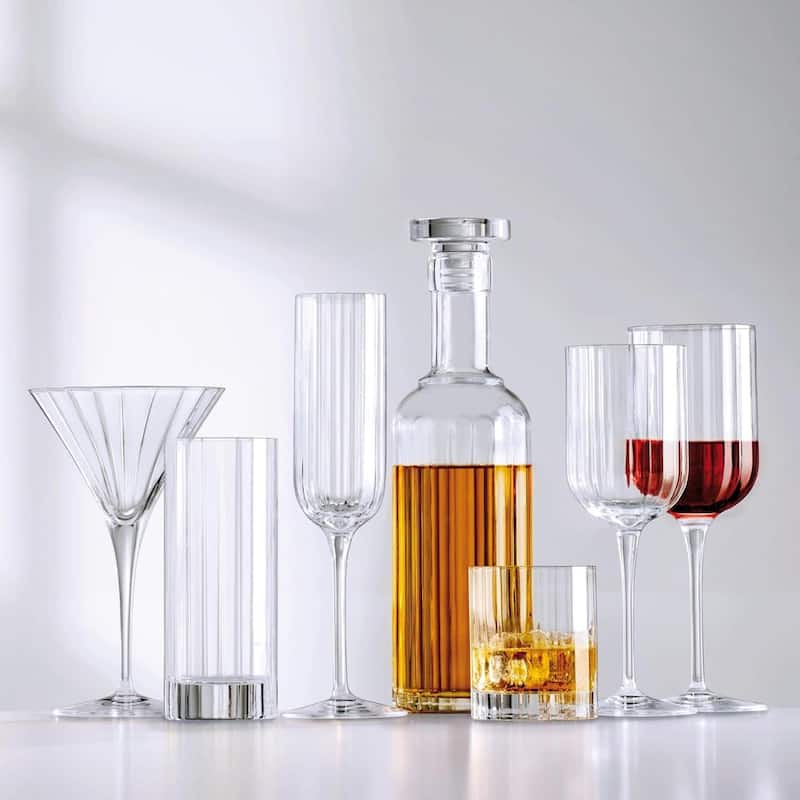 Luigi Bormioli Bach Beverage Drinking Glass Set of 4 - 16.25 oz