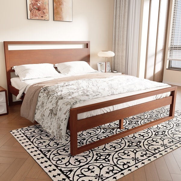 Christopher Knight Home-Zinnia Walnut Wood Queen Bed - On Sale