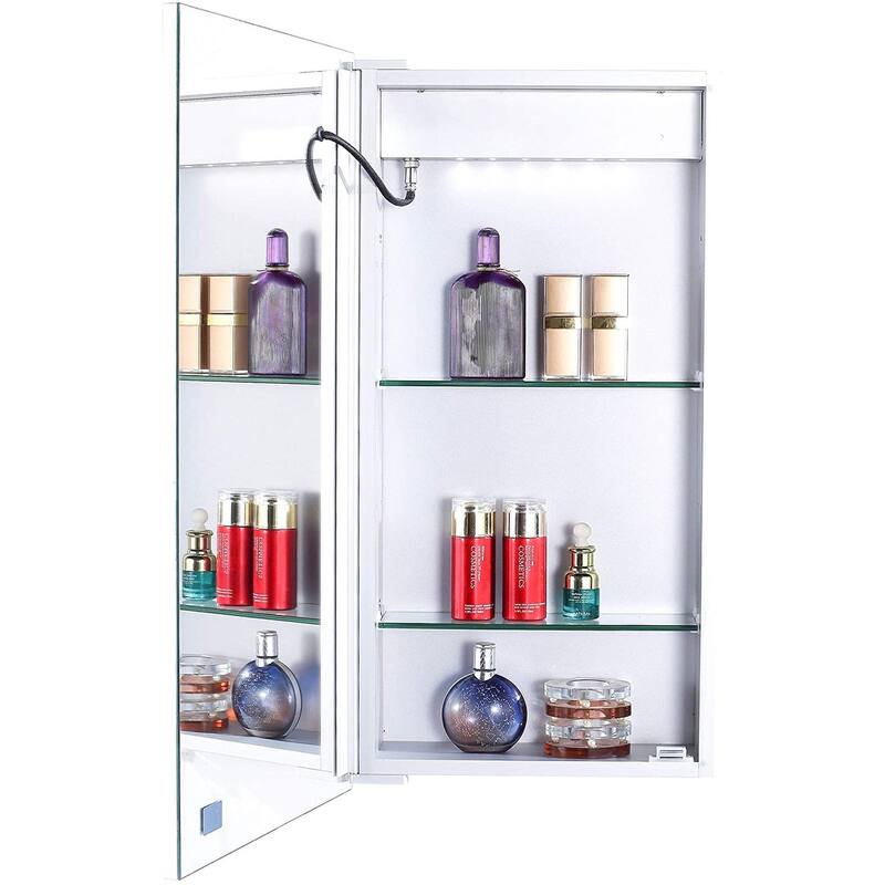 Edison M13 Tri-Color LED Medicine Cabinet with Dimmable Touch Sensor w/Anti-Fog pad