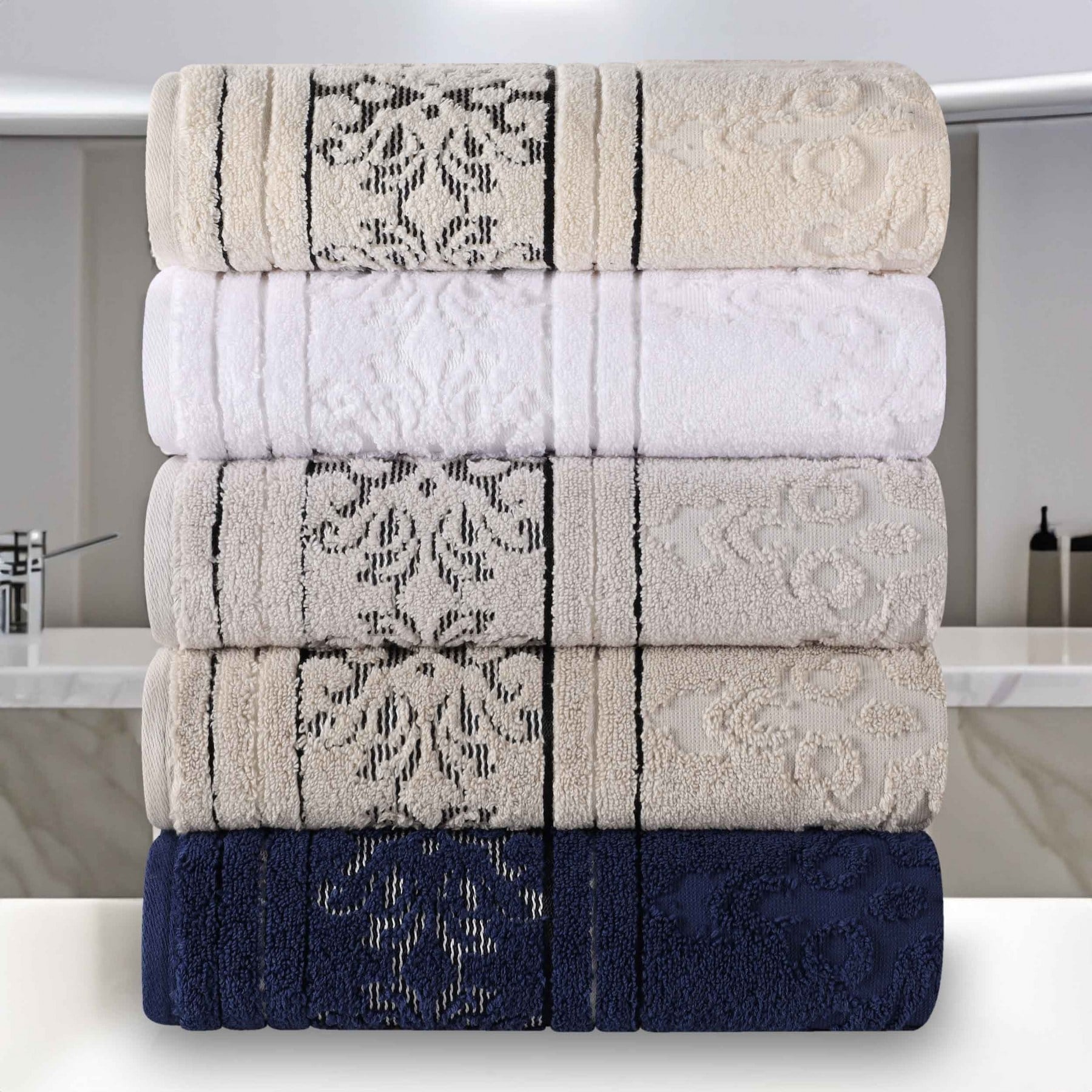 Flowered towels outlet