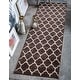 preview thumbnail 9 of 66, Contemporary Akiva Collection Area Rug 2'7"x10' - Brown