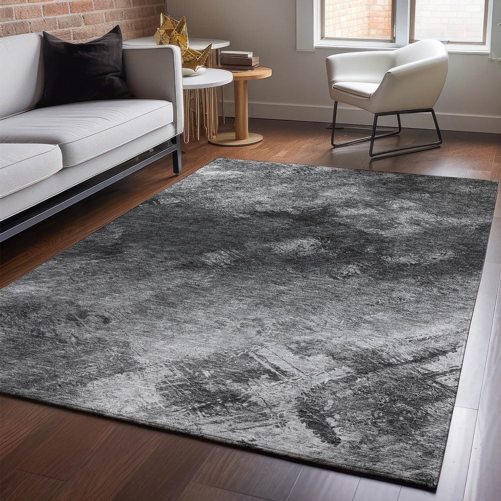 Premium Washable Super Soft Contemporary Abstract Mayfield Rug