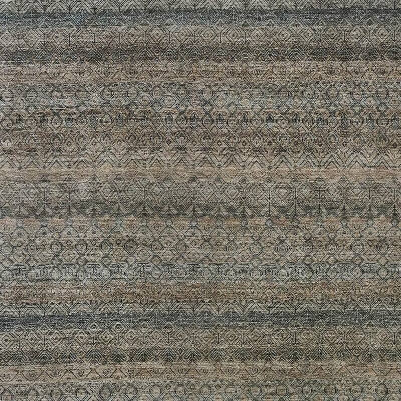 HomeRoots Striped Transitional Rectangle Outdoor Rug