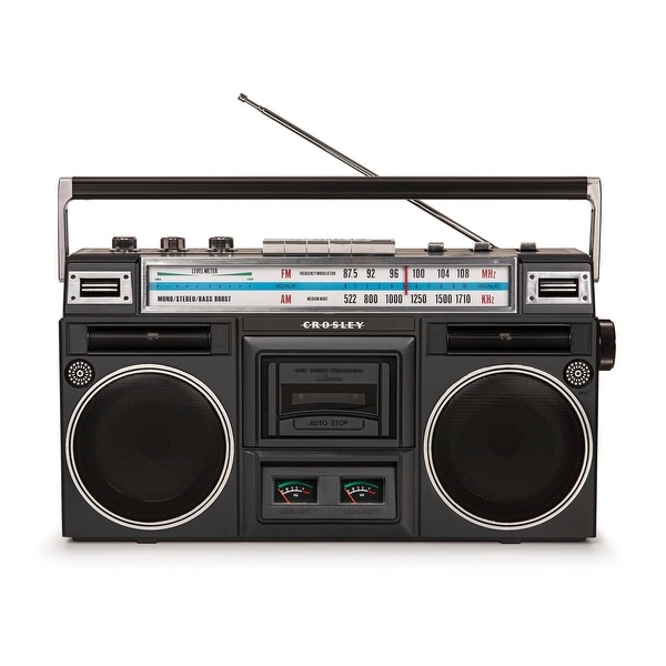 Ct201 Cassette Player - 11.5 "W x 3.5 "D x 4.75 "H. Opens flyout.