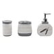 preview thumbnail 1 of 0, Paseo Road by HiEnd Accents Feather Design Countertop Bathroom Set, 3PC